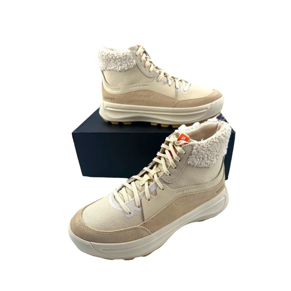 Sorel X Calia Ona 503 Mid Cozy Sneaker Boot Size 11 Bleached ceramic /cream NIB - Picture 3 of 11